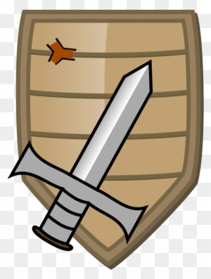 Shield Clipart 6 Tree Vines And Shield Clip Art Free - Sword And Shield Cartoon