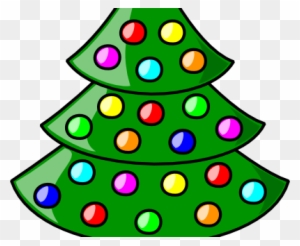 Small Christmas Trees Clip Art - Cartoon Christmas Decorations