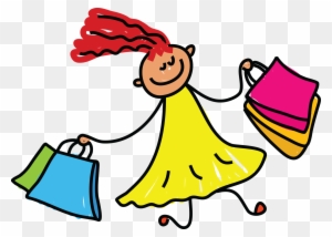 Kids Shopping Clip Art - Go Shopping Clip Art