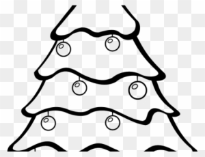 White Christmas Trees Clipart - Drawings Of Christmas Trees