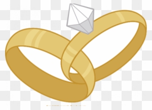 Love Birds Wedding Bands Clip Art , Wedding Ring - Wedding Rings Clipart Transparent