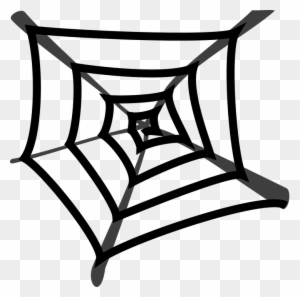Spider' Web Cobweb Black Gray Art - Spider Web Cartoon Png
