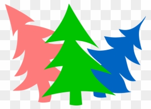 Nomura Free Vector - Season's Greetings Colorful Trees Christmas Card