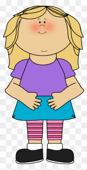 Blond Girl Clip Art Image - My Cute Graphics Girl