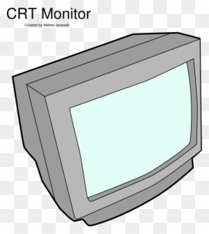 Crt Monitor Clip Art At Clker - Crt Monitor