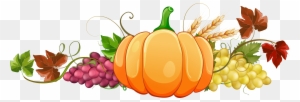 Autumn Pumpkin Decor Clipart Png Image - Fall Pumpkin Clip Art