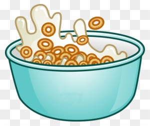 Breakfast Cereal Corn Flakes Bowl Clip Art - Bowl Of Cereal Cartoon ...