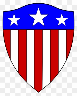 America Clipart Typical - Captain America Original Shield