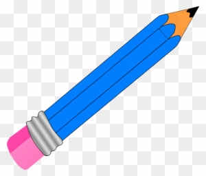 Clipart Pencil Pencil Clip Art At Clker Vector Clip - Blue Pencil Clipart