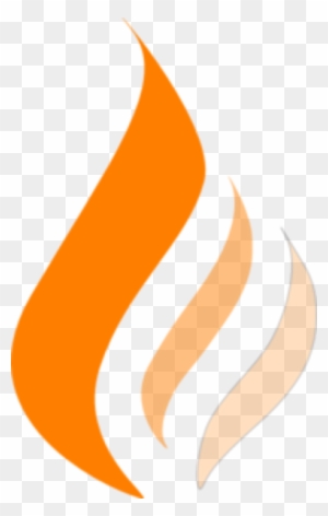 Flame Clip Art - Orange Flame Clipart