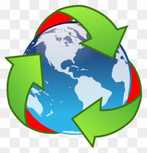 Recycle Symbols Clip Art - Earth Reduce Reuse Recycle