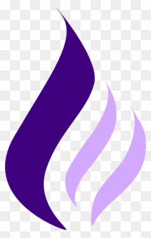 Purple Flame Clipart Transparent
