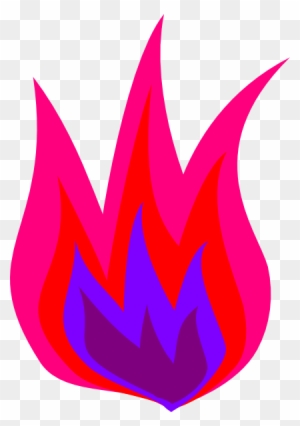 Death Flame Clip Art - Colorful Flame Clipart