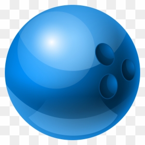 Blue Bowling Ball Png Clipart - Blue Bowling Ball Clip Art