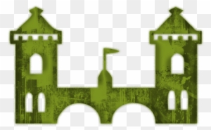 Green Castle Clipart - Castle Icon Green