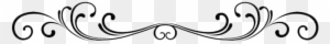 Flower Divider Clipart - Design Single Line Border