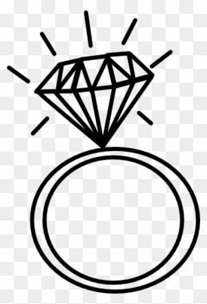 Diamond Ring Clip Art At Clker Com Vector Clip Art - Wedding Ring Drawing