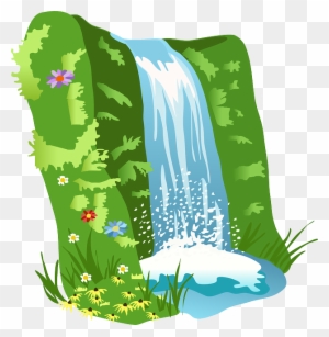 Clip Art - Waterfall Clipart