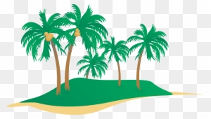 Beach Seaside Resort Clip Art - Coconut Tree Vector Png
