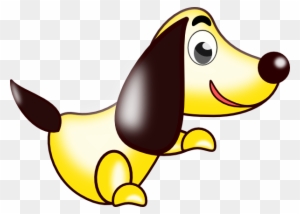 Free Vector Cartoon Dog Clip Art - Custom Cartoon Dog Shower Curtain