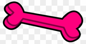 Dog Bone Clip Art Free Vector For Download About - Pink Dog Bone