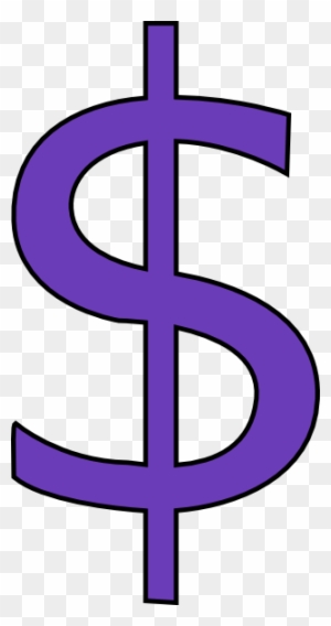 Purple Dollar Sign Clip Art At Clker - Purple Dollar Sign Clip Art