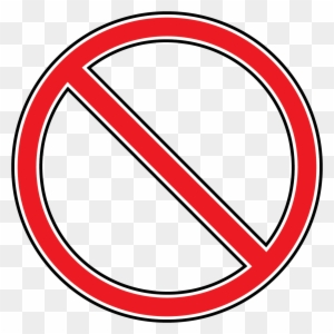 No Symbol Clip Art Clipart Best - Red Circle With Line