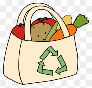 Grocery Clipart - Shopping Bags Clip Art