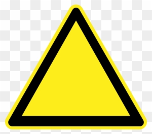 Sign Hazard Warning Clip Art - Blank Warning Sign
