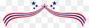 Americana Banner - 4th July Free Clipart