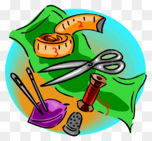 Sewing Tools - Sewing Tools And Equipment Clipart