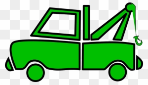 Cartoon Tow Truck Free Download Clip Art On - Green Tow Truck