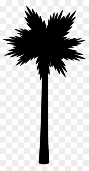 Palm Beach Tropic Silhouette Black - Palm Tree Clip Art