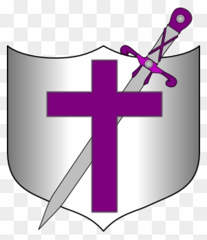 Cross Sword And Shields Clipart - Cross Sword And Shield