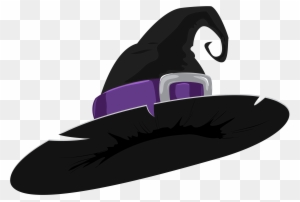 Witch Hat Clipart Real Witch - Black Witch Hat Cartoon