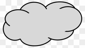 Big Cloud Clipart - Grey Cloud