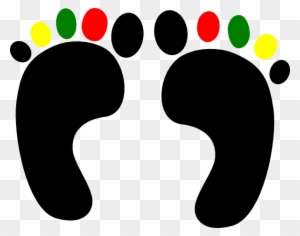 Footprints - Colored Footprints Png