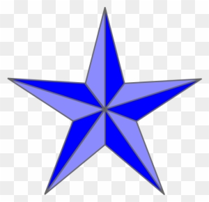 Blue Nautical Star Clip Art - Green And Black Nautical Star