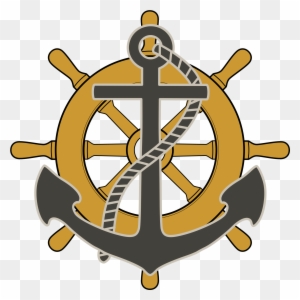 Marine Engineering - Ship Wheel Anchor Png