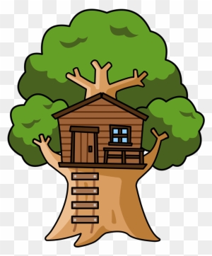 Tree Home Cliparts Free Download Clip Art On House - Cute Tree House Clipart