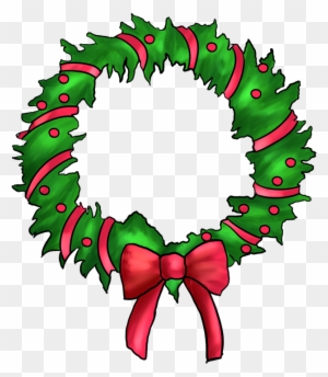 Wreath Cartoon - Christmas Day