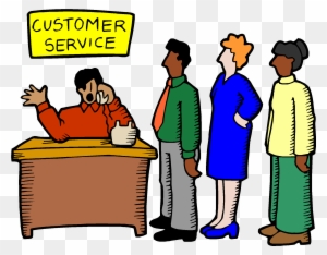 Think Of Online Stewardship As Customer Service Via - Customer Service Desk Clipart