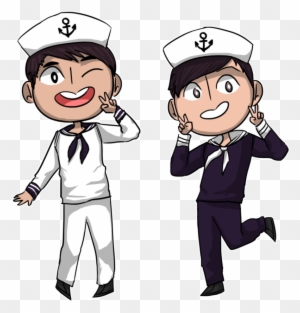 Sailor Dan And Phil By Nautical-anchors - Dan And Phil