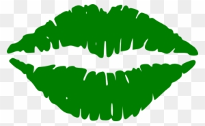 Green Transparent Lips Clip Art - Lips Clip Art