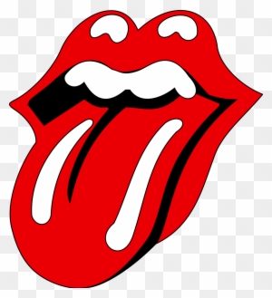 Tongue Clipart Transparent - Rolling Stones Logo