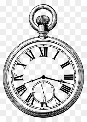 9502 Alice In Wonderland Pocket Watch Clipart - Simple Pocket Watch Drawing 9502 Alice In Wonderland Pocket Watch Clipart - Simple Pocket Watch Drawing
