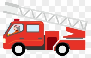 消防車両 13 乗り物の - Fire Truck Vector Png