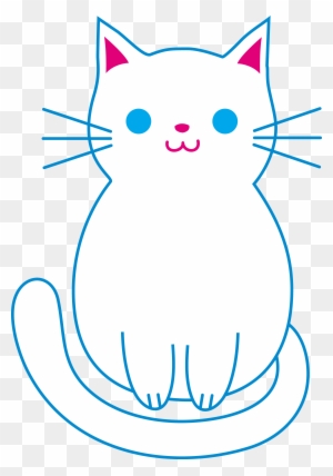 Download Thinking Cat Clipart Png - Desenho De Gato Simples - Full