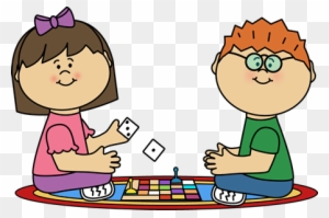 Kids Board Gameclip Art - Play Board Games Clipart