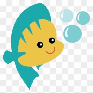 Fish Svg File For Scrapbooking Cardmaking Cute Fish - Little Mermaid Cute Png